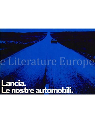 1974 LANCIA RANGE BROCHURE ENGLISH