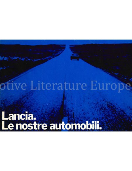 1974 LANCIA RANGE BROCHURE ENGLISH