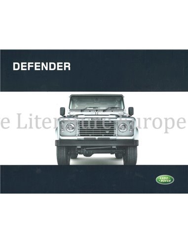 2006 LAND ROVER DEFENDER PROSPEKT NIEDERLÄNDISCH