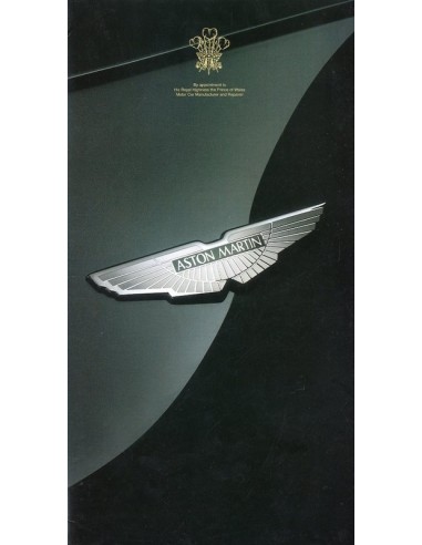 1995 ASTON MARTIN PROGRAMMA BROCHURE ENGELS