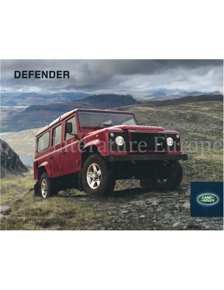 2012 LAND ROVER DEFENDER BROCHURE NEDERLANDS