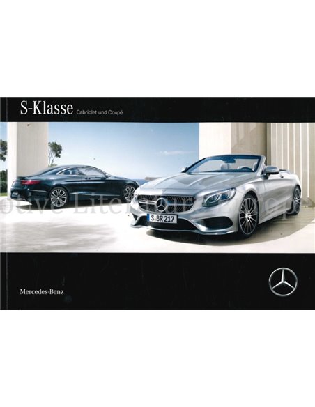 2016 MERCEDES BENZ S-CLASS BROCHURE GERMAN