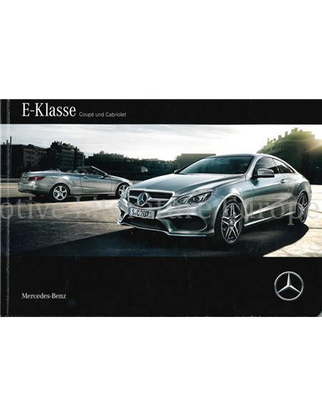 2016 MERCEDES BENZ E-KLASSE PROSPEKT DEUTSCH