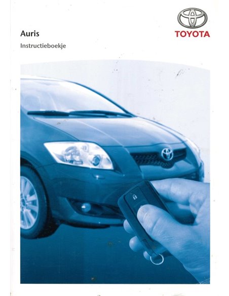 2012 TOYOTA AURIS OWNERS MANUAL DUTCH