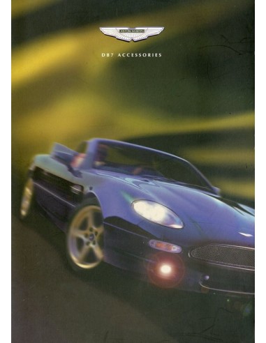 Meningsfuld Pump afskaffet 1996 ASTON MARTIN DB7 ACCESSORIES BROCHURE ENGLISH