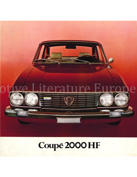 1973 LANCIA 2000 HF PROSPEKT