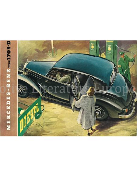 1953 MERCEDES BENZ TYPE 170 S-D PROSPEKT ENGLISCH