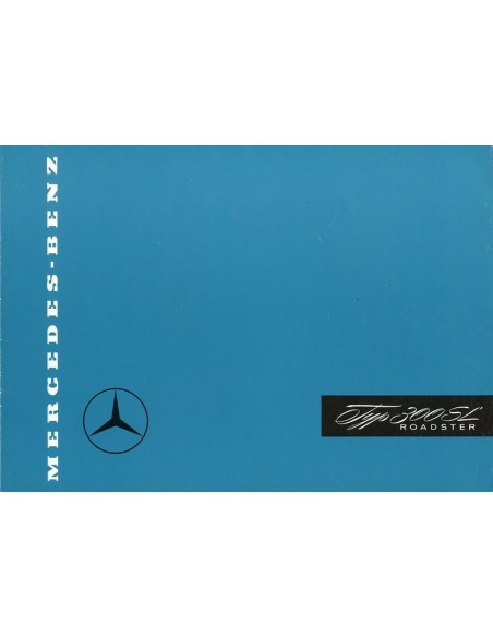 1956 MERCEDES BENZ 300 SL ROADSTER BROCHURE DUITS