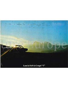 1975 LANCIA FULVIA COUPE 3 BROCHURE