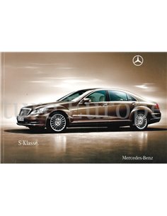 2010 MERCEDES BENZ S KLASSE BROCHURE DUITS