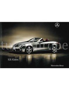 2009 MERCEDES BENZ SLK BROCHURE DUITS