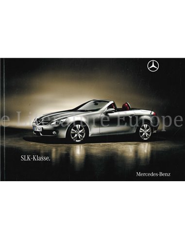2009 MERCEDES BENZ SLK BROCHURE GERMAN