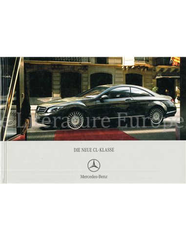 2007 MERCEDES BENZ CL CLASS HARDBACK BROCHURE GERMAN
