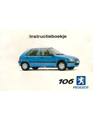 2000 PEUGEOT 106 INSTRUCTIEBOEKJE NEDERLANDS