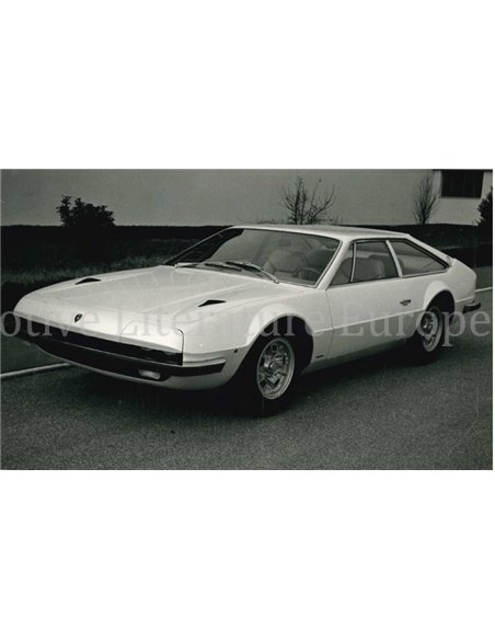 1970 LAMBORGHINI JARAMA 400 GT PRESSKIT ENGLISH