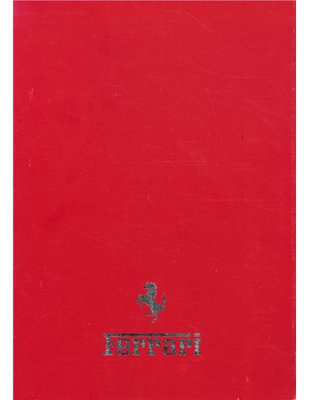 2001 FERRARI PROGRAMMA BROCHURE ENGLISH