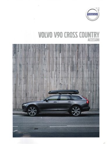2018 VOLVO V90 CROSS COUNTRY ZUBEHÖR PROSPEKT ITALIENISCH