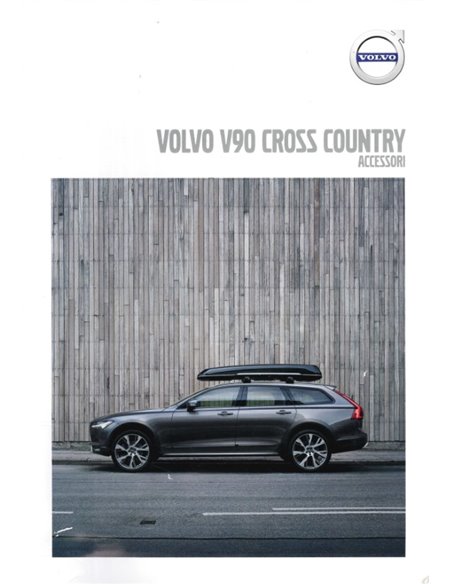 2018 VOLVO V90 CROSS COUNTRY ZUBEHÖR PROSPEKT ITALIENISCH