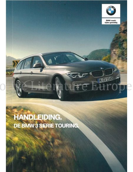 2019 BMW 3ER TOURINGBETRIEBSANLEITUNG NIEDERLÄNDISCH
