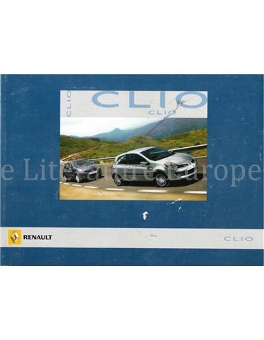 2007 RENAULT CLIO OWNERS MANUAL DUTCH