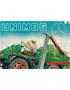 1953 MERCEDES BENZ UNIMOG BROCHURE DEUTSCH