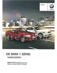 2011 BMW 1 SERIE COUPE | CABRIOLET INSTRUCTIEBOEKJE NEDERLANDS