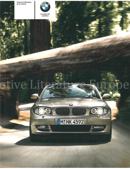 2010 BMW 1 SERIES COUPE | CONVERTIBLE OWNERS MANUAL FRENCH