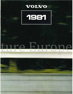 1981 VOLVO RANGE BROCHURE DUTCH