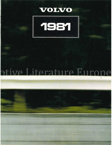 1981 VOLVO RANGE BROCHURE DUTCH