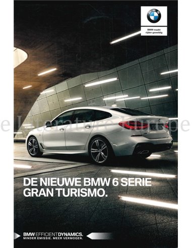 2018 BMW 6 SERIES GT BROCHURE DUTCH