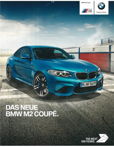2016 BMW M2 COUPÉ BROCHURE GERMAN