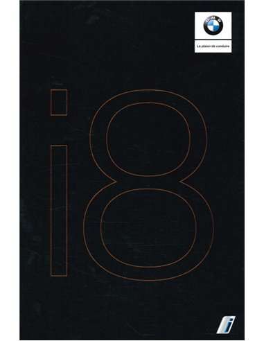 2018 BMW I8 BROCHURE FRENCH