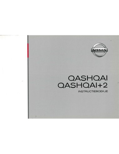 2010 NISSAN QASHQAI OWNERS MANUAL DUTCH