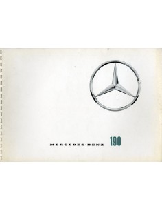 1959 MERCEDES BENZ 190 BROCHURE DUITS
