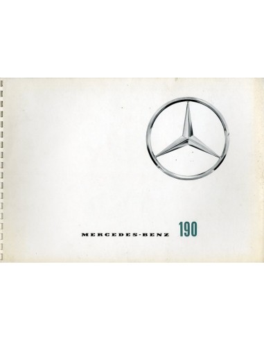 1959 MERCEDES BENZ 190 BROCHURE DUITS