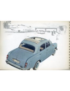 1959 MERCEDES BENZ 190 BROCHURE DUITS 2