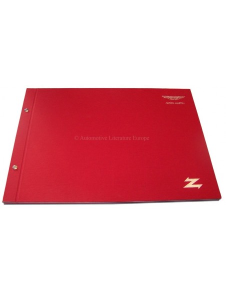 2012 ASTON MARTIN V12 ZAGATO HARDCOVER BROCHURE ENGELS