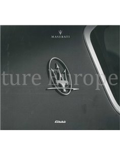 2018 MASERATI GHIBLI BROCHURE ENGLISH