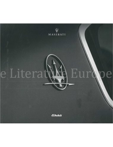 2018 MASERATI GHIBLI BROCHURE ENGLISH