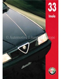 1994 ALFA ROMEO 33 IMOLA BROCHURE NEDERLANDS
