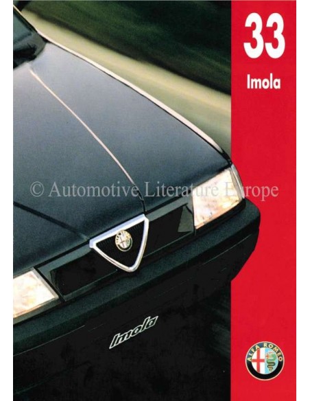 1994 ALFA ROMEO 33 IMOLA BROCHURE NEDERLANDS