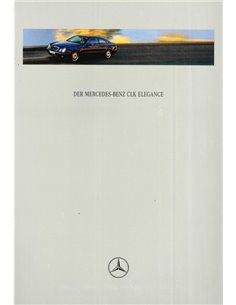 1997 MERCEDES BENZ CLK COUPÉ PROSPEKT DEUTSCH
