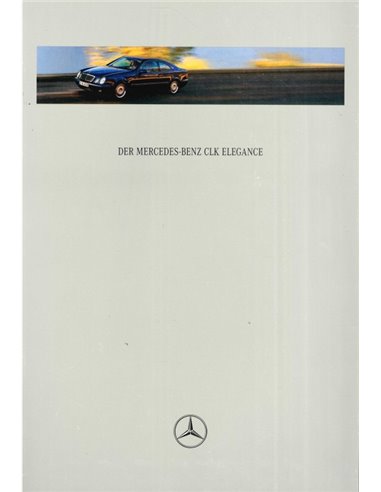 1997 MERCEDES BENZ CLK COUPÉ BROCHURE GERMAN