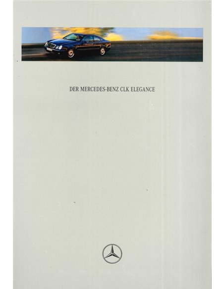 1997 MERCEDES BENZ CLK COUPÉ BROCHURE DUITS