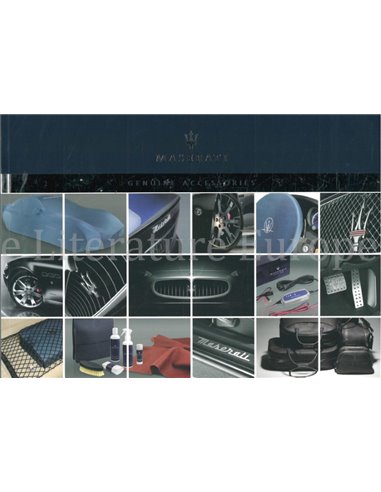 2011 MASERATI ACCESSOIRES BROCHURE ITALIAANS | ENGELS