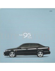 2000 SAAB 9-5 AERO BROCHURE DUITS