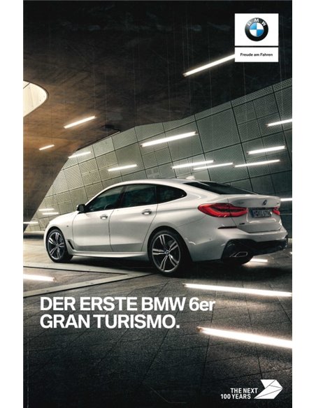 2017 BMW 6 SERIE GT BROCHURE DUITS