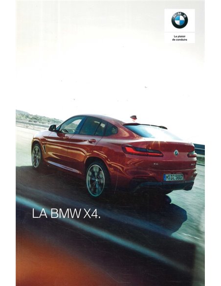 2019 BMW X4 BROCHURE FRANS