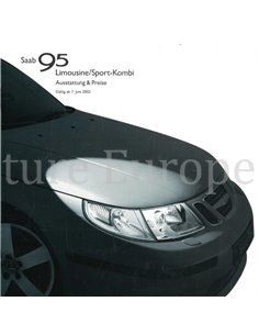 2004 SAAB 9-5 BROCHURE GERMAN 2