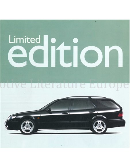2000 SAAB 9-5 KOMBI LIMITED EDITION DATENBLATT NIEDERLÄNDISCH